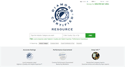 Desktop Screenshot of diamondcertified.org