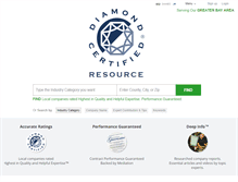 Tablet Screenshot of diamondcertified.org